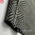 Tissu à chevrons en laine en laine en laine personnalisée pour tissu